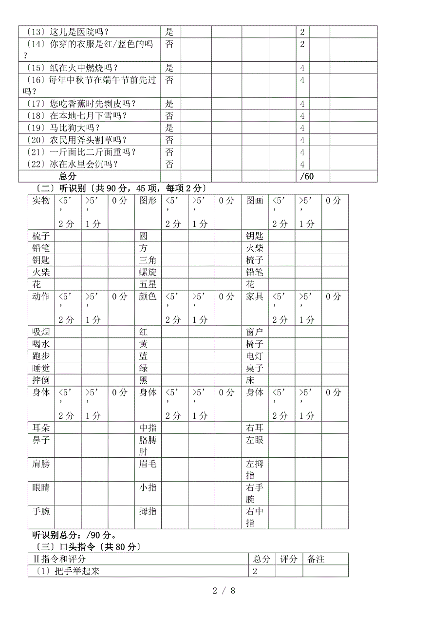 汉语失语症评定量表ABC.doc_第2页