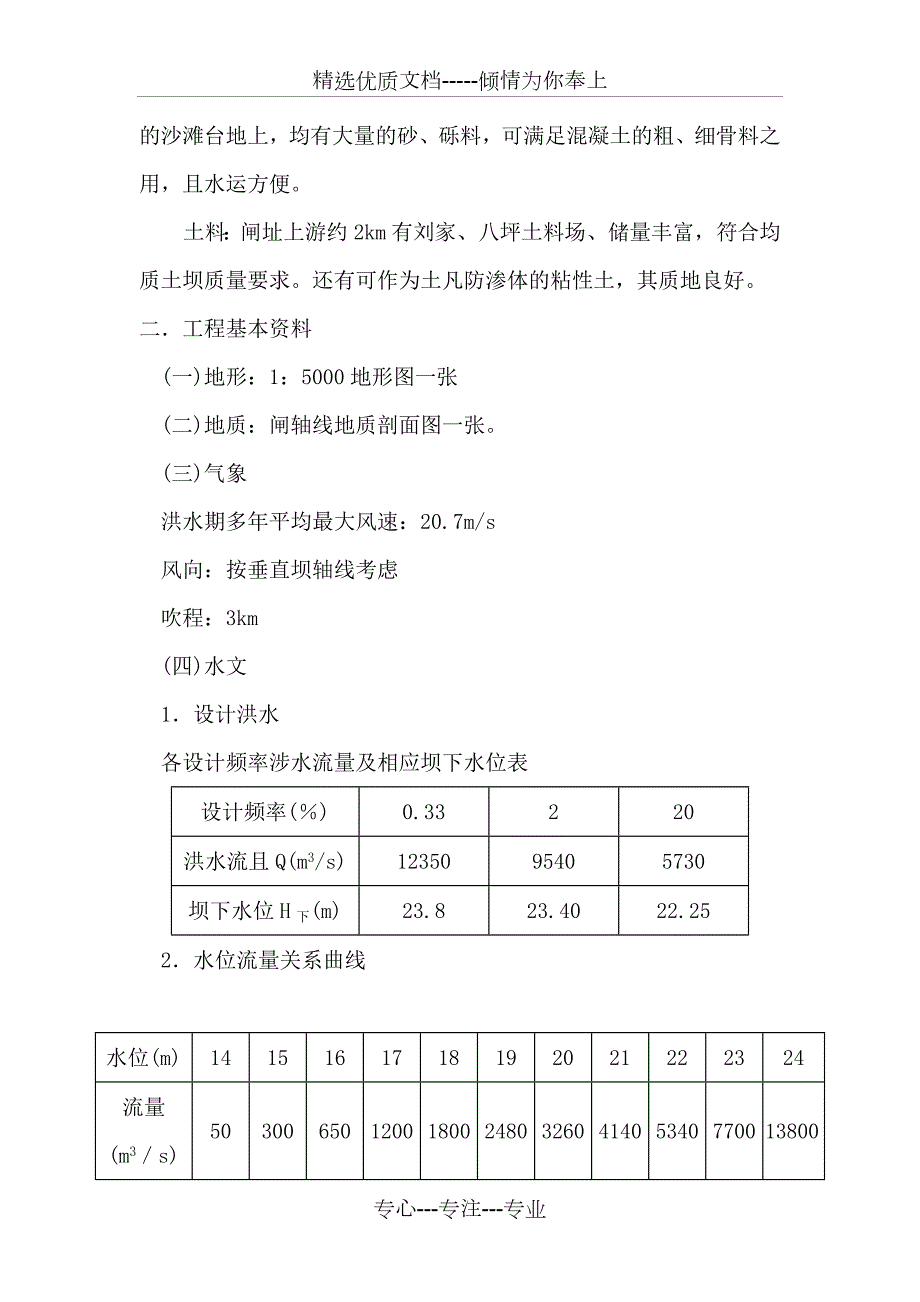 河海大学涵江水闸毕业设计报告共74页.doc_第3页