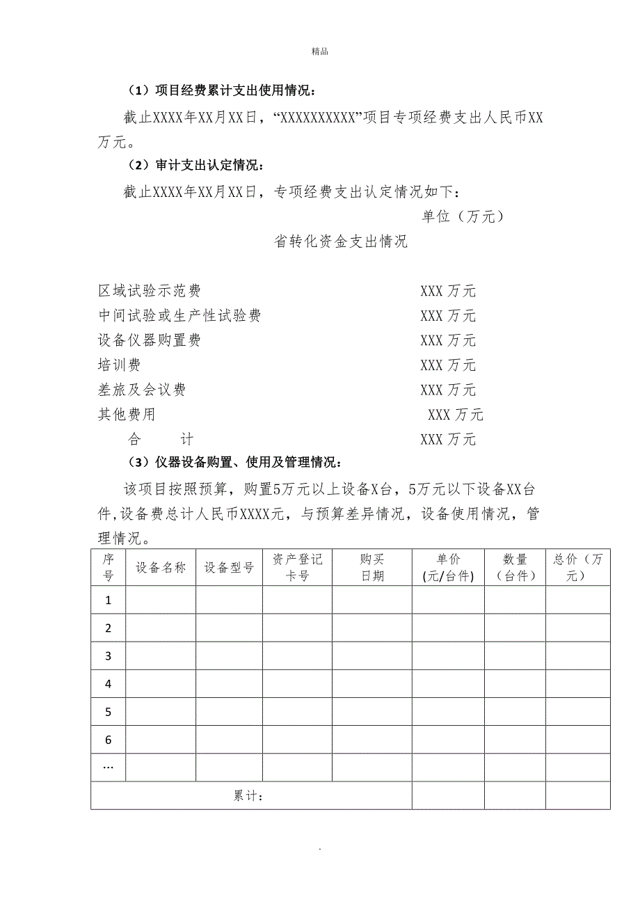 广东省农业科技成果转化资金项目专项审计报告参考样式.doc_第3页