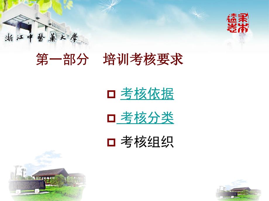 浙江中医住院医师规范化培训大纲.ppt_第3页