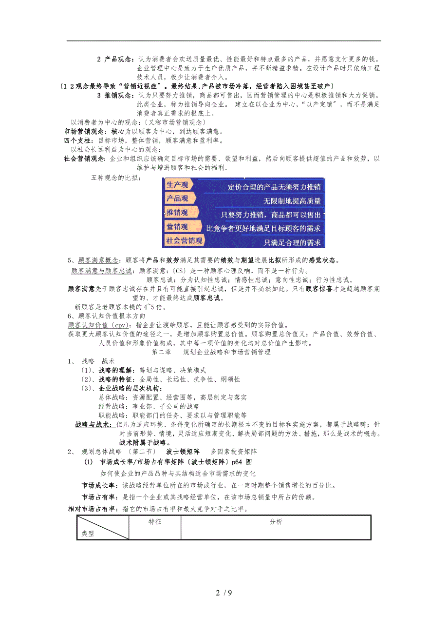 市场营销学吴健安第三版重点笔记复习资料.doc_第2页