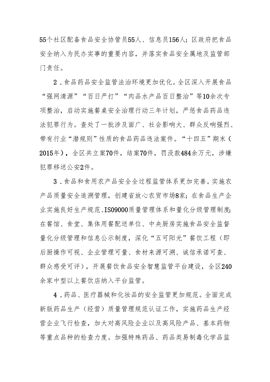 食品药品安全“十五五”规划.docx_第2页