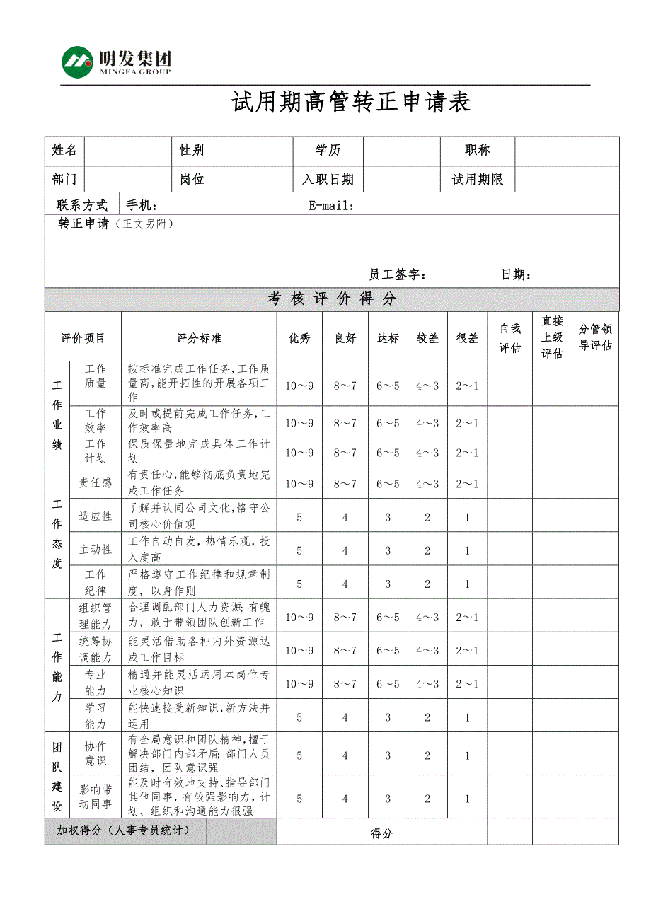 明发集团高管试用期考核管理制度草案.doc_第2页
