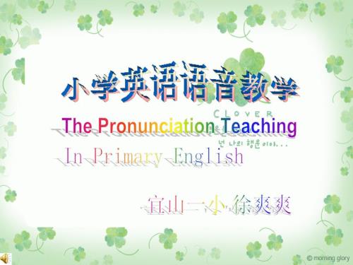 小学英语语音教学.ppt