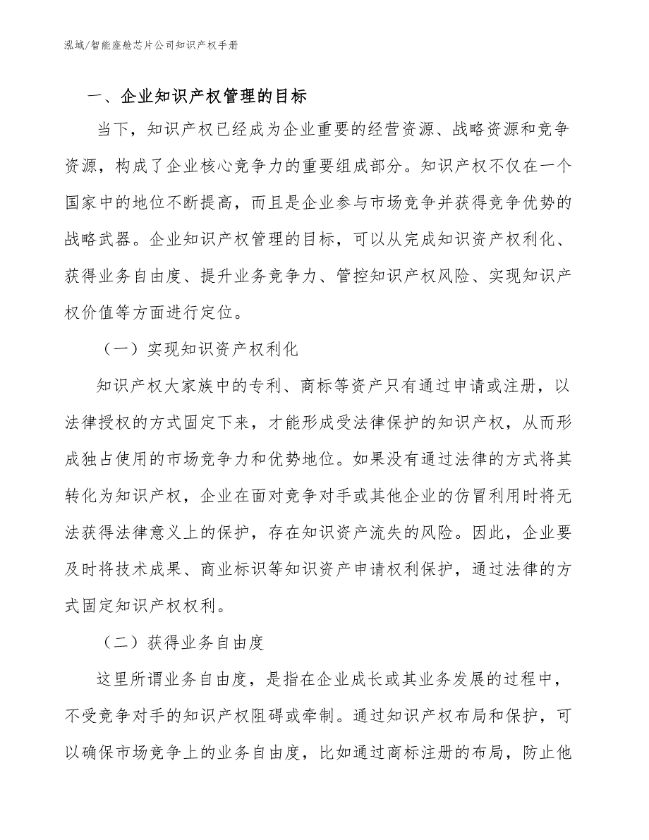 智能座舱芯片公司知识产权手册范文.docx_第3页
