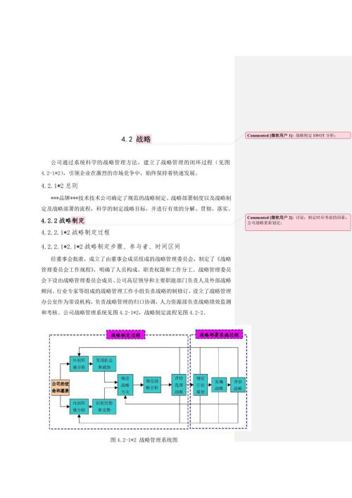 质量奖自评报告4.2战略.doc