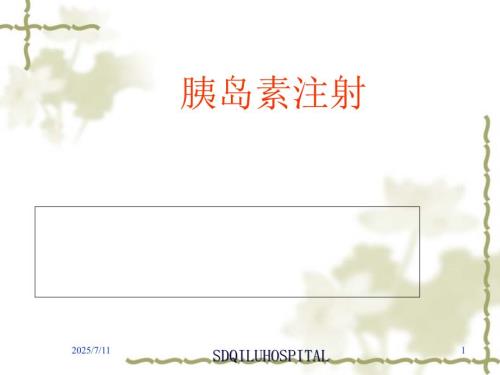 胰岛素注射PPT课件.ppt