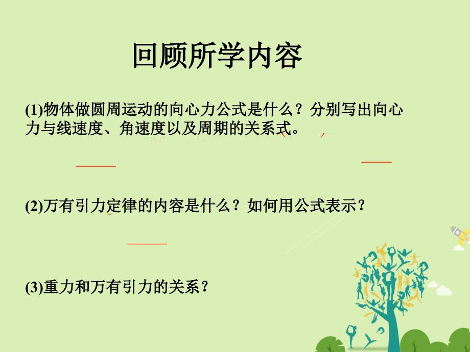 高中物理64万有引力理论的成就同课异构课件2新人教版必修2.ppt_第2页