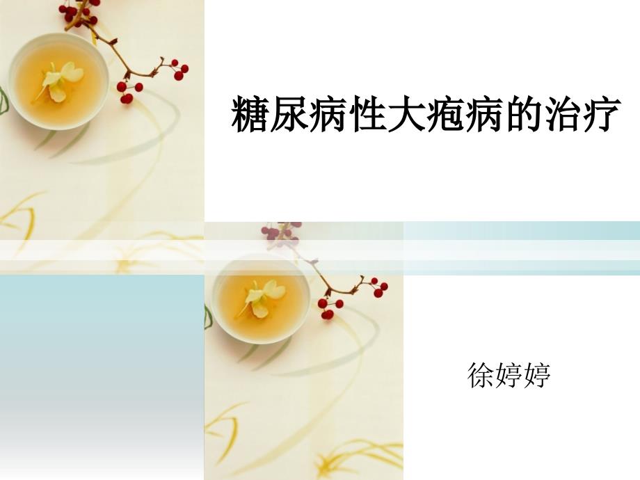糖尿病性大疱病的治疗.ppt_第1页