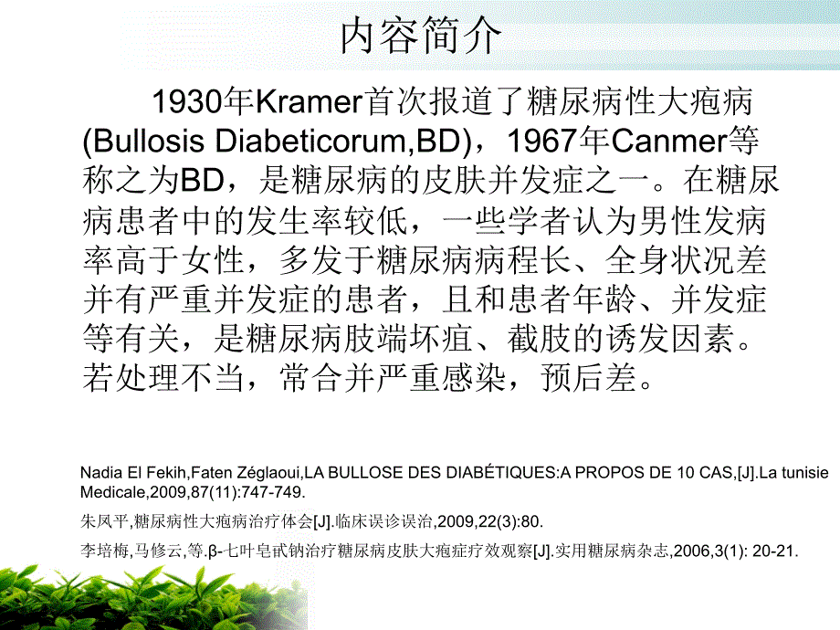 糖尿病性大疱病的治疗.ppt_第3页