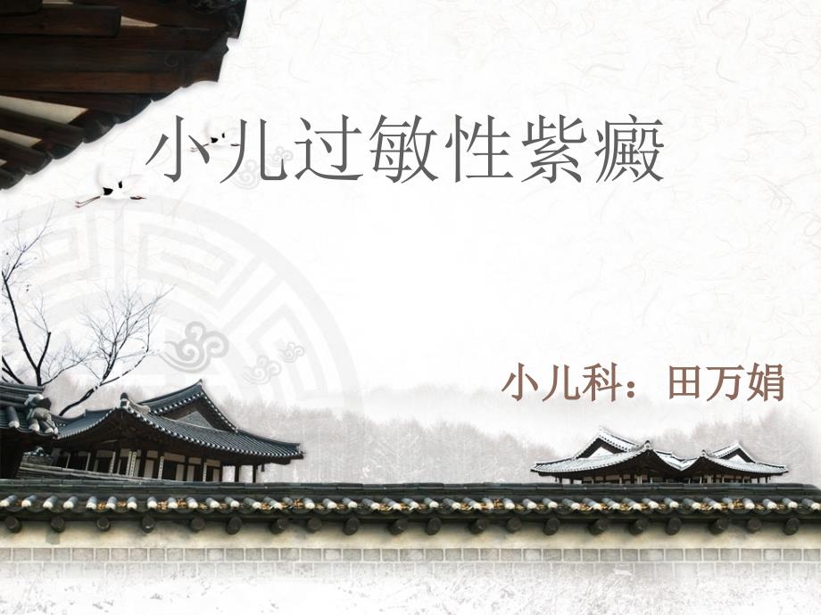 过敏性紫癜护理PPT课件.ppt_第1页