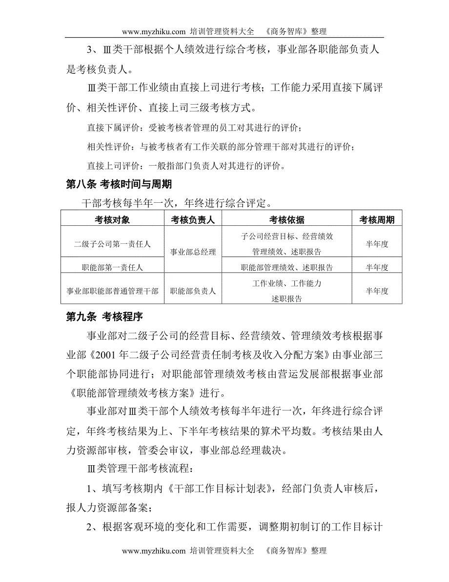 美的集团干部绩效考核管理办法.doc_第3页