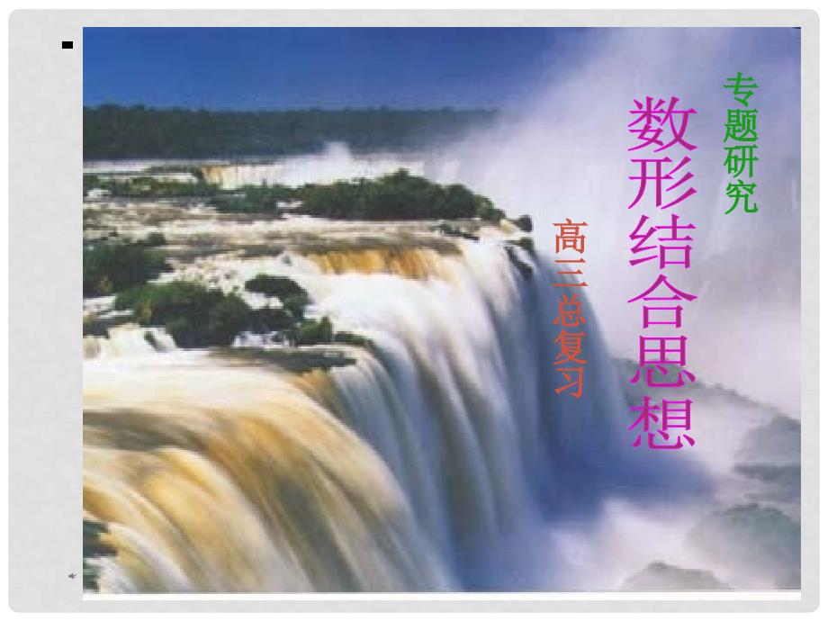 高三数学专题复习数形结合思想课件.ppt_第1页