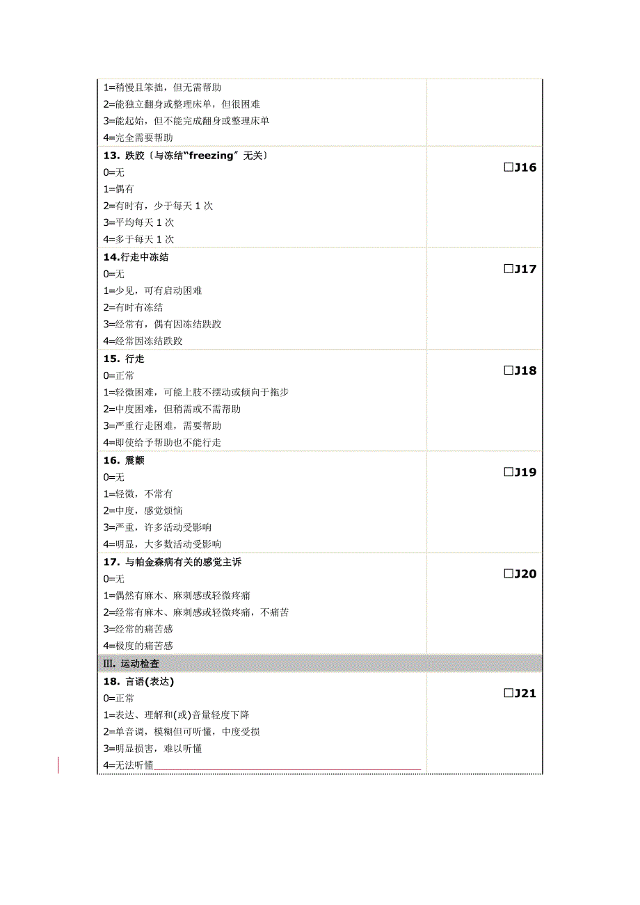 表三统一帕金森病评定量表UPDRS.版.doc_第3页