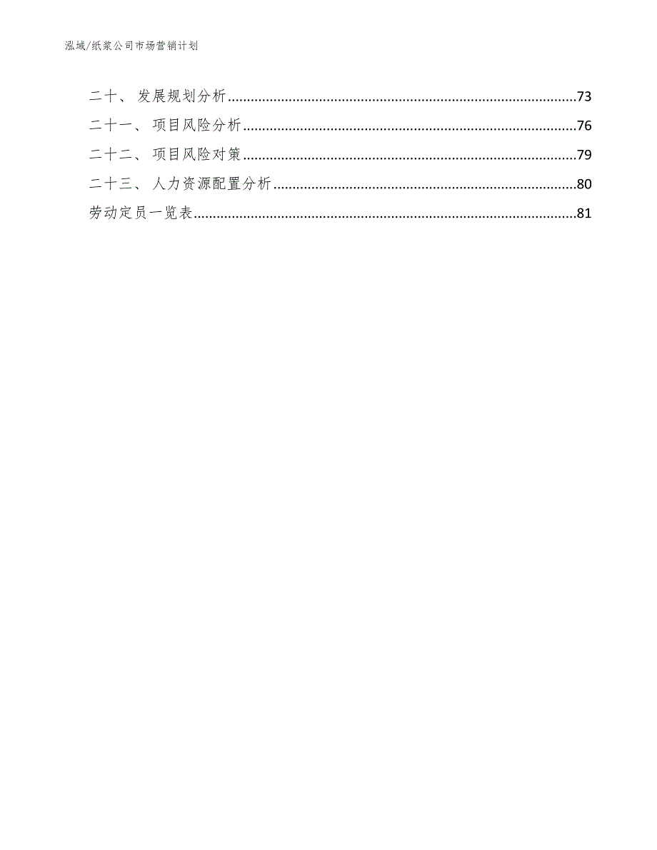 纸浆公司市场营销计划参考.docx_第2页