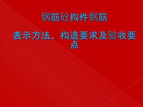 钢筋验收要点PPT课件.ppt