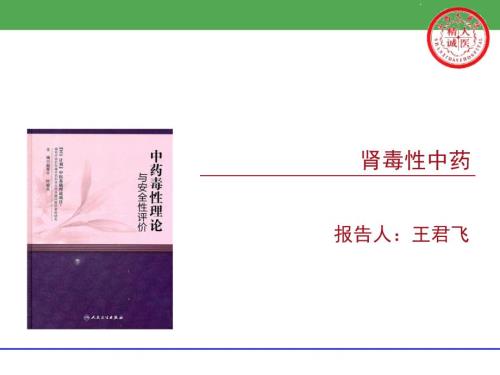 肾毒性中药PPT课件.ppt