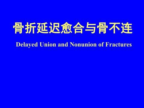 骨不连ppt课件.ppt