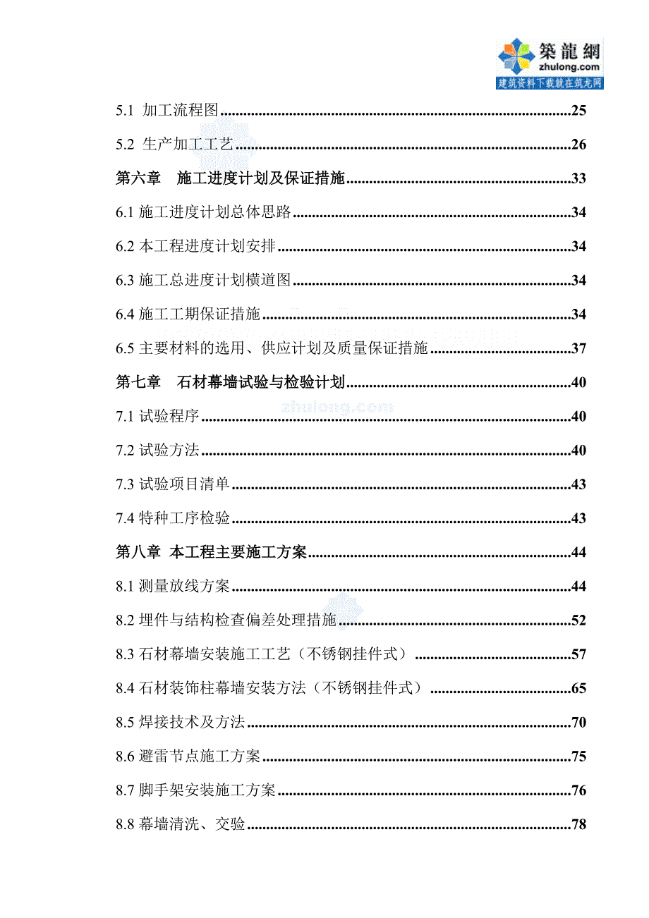 高层酒店干挂石材幕墙工程施工方案.doc_第2页