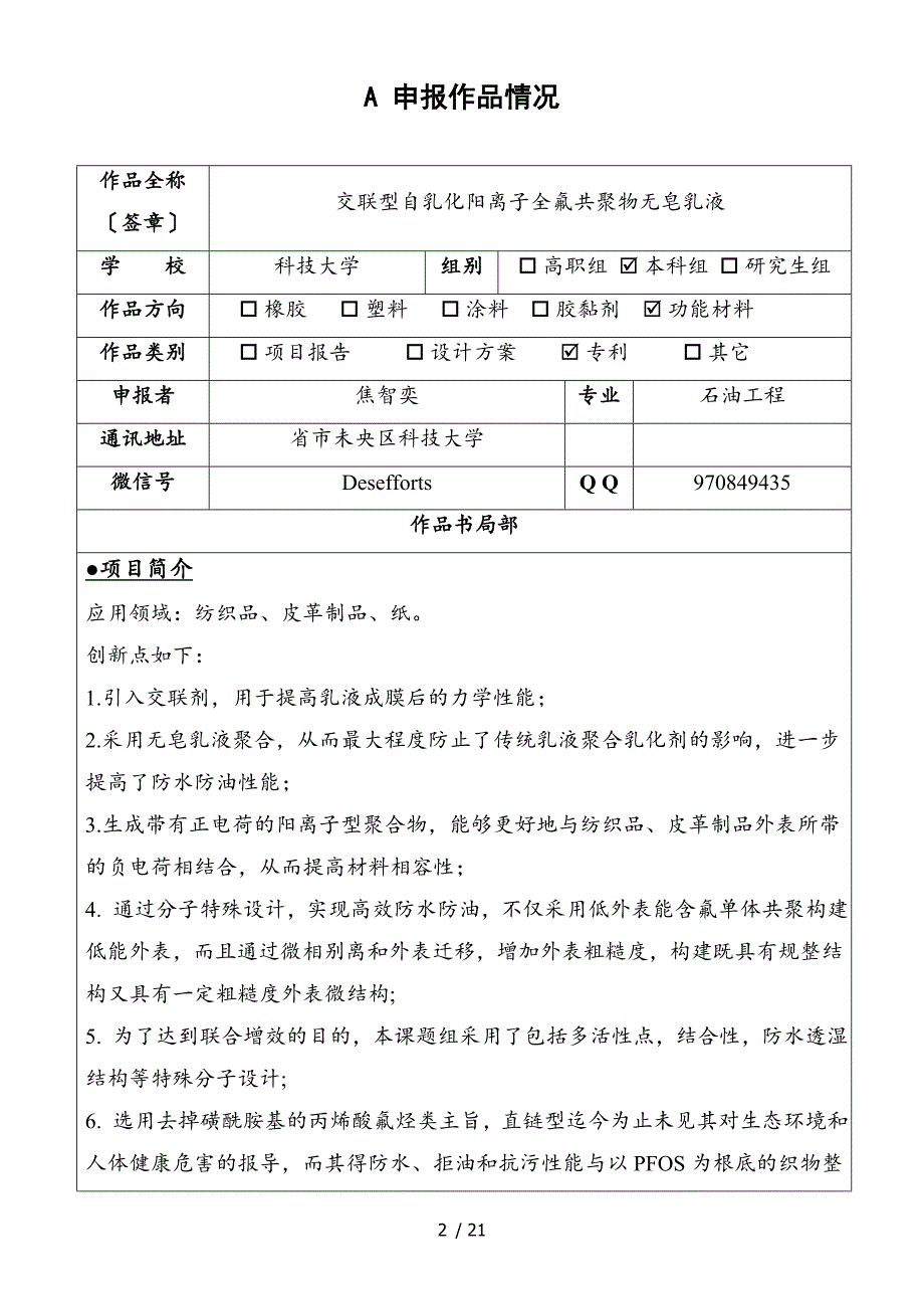 第四PMC大赛作品申报书实用模板新3.doc_第2页