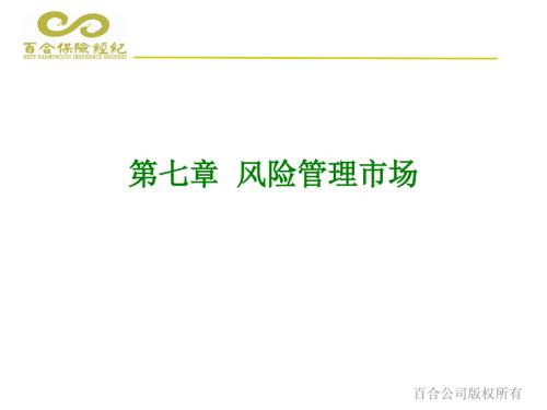 风险管理理论PPT课件.ppt
