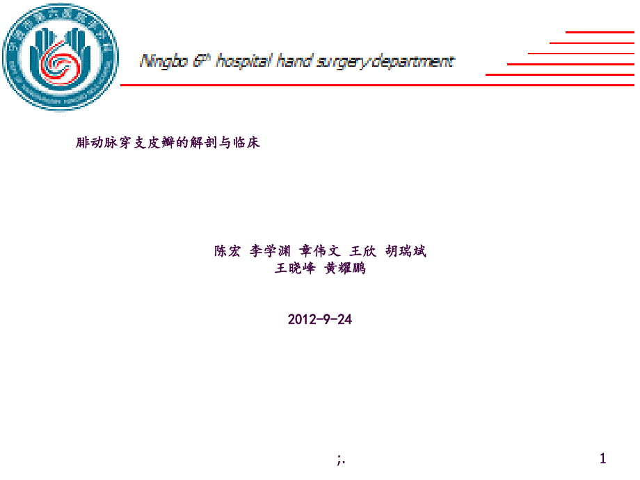 腓动脉穿支皮瓣的解剖与临床ppt课件.ppt_第1页