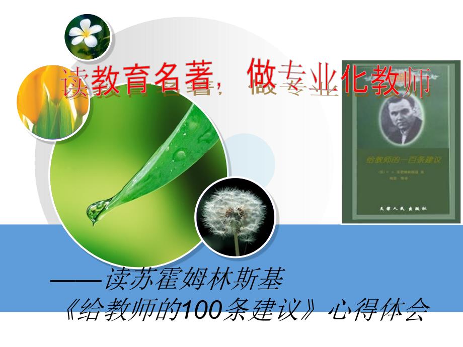 给教师的100条建议读书心得ppt课件.ppt_第1页