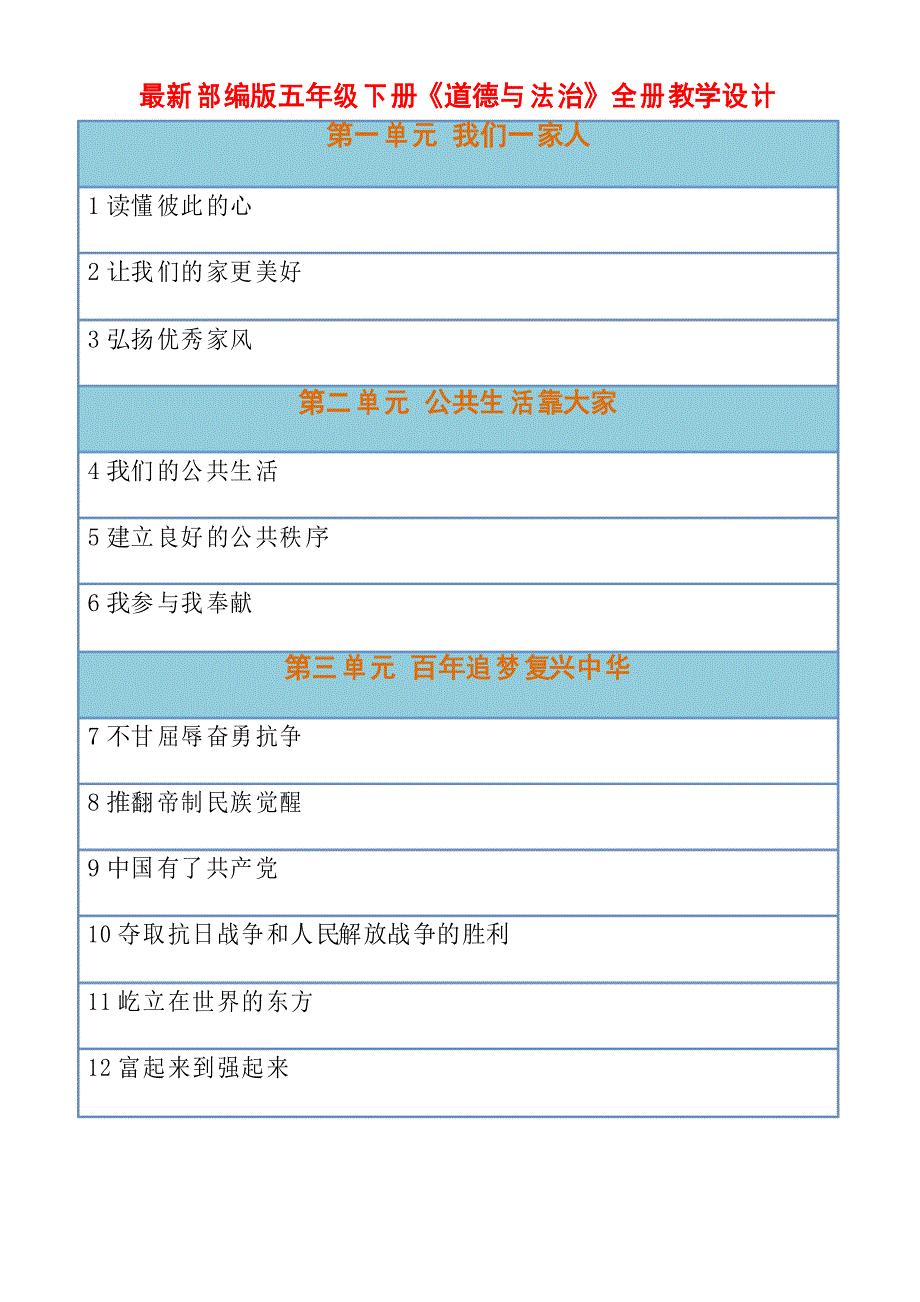 部编版道德与法治小学五年级下册教学计划.doc_第1页