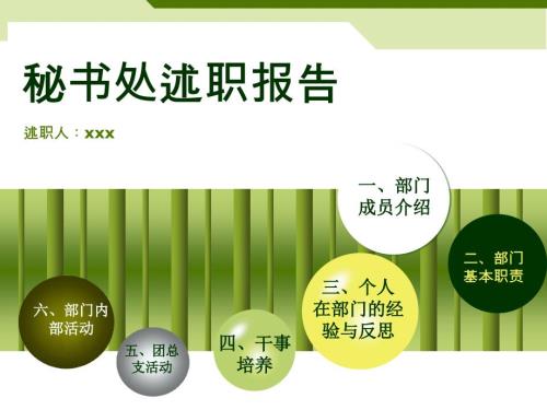 秘书处述职报告PPT课件.ppt