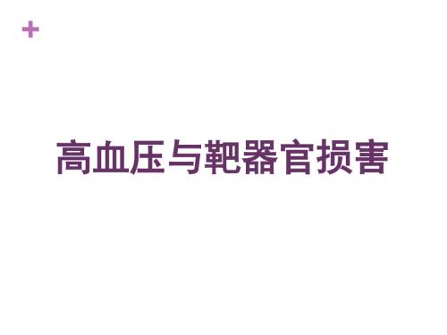 高血压与靶器官损害.ppt