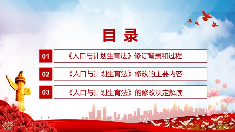 详细解读2021年新修订人口与计划生育法动态演示PPT模板.pptx_第3页