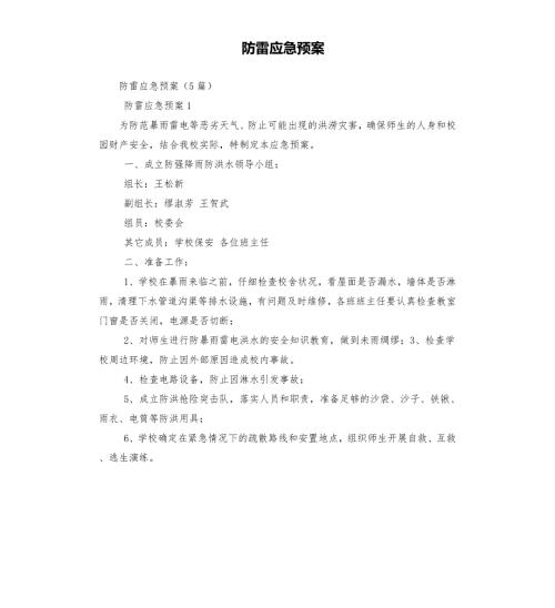 防雷应急预案.docx