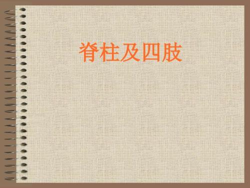 脊柱及四肢体格检查.ppt
