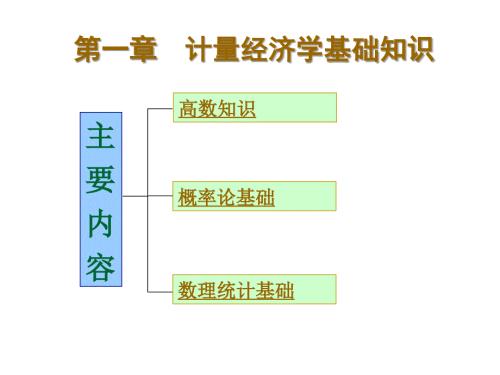 计量经济学基础知识梳理超全.ppt