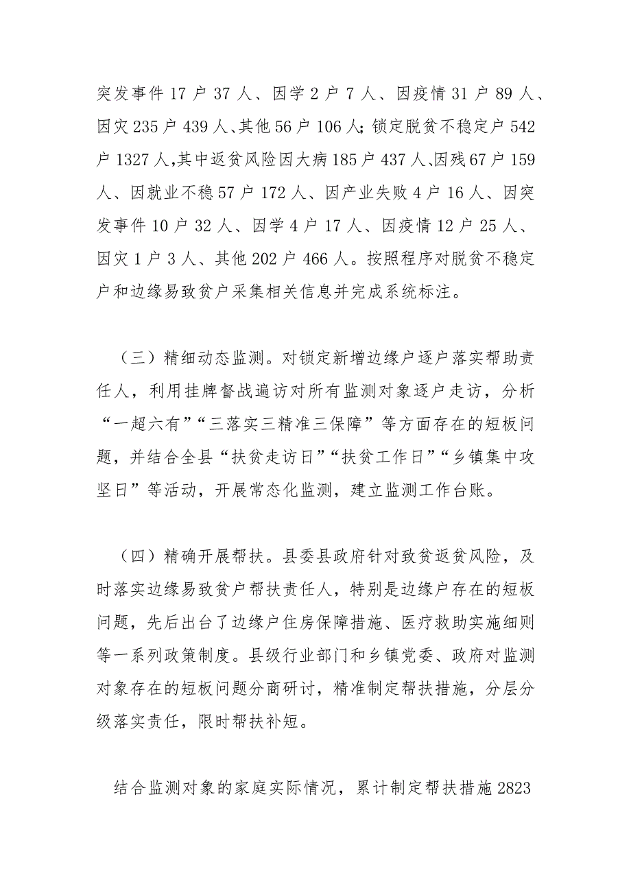 防返贫监测工作开展情况总结供借鉴.docx_第2页