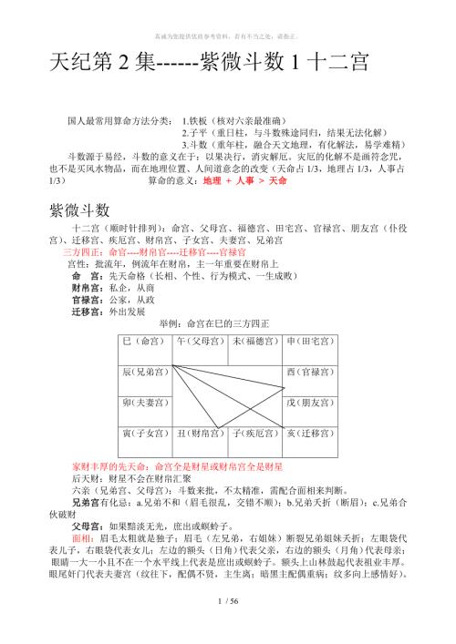 紫微斗数笔记.doc