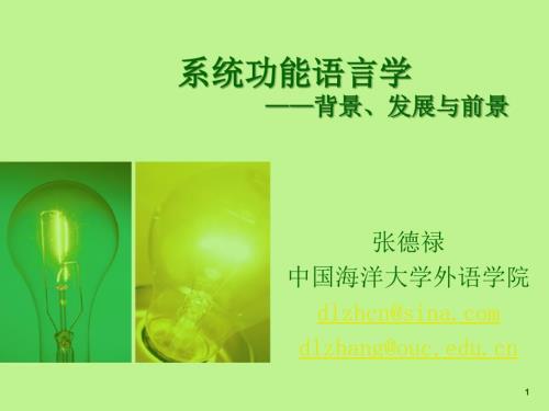 系统功能语言学背景发展与前景.ppt