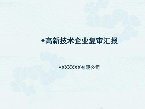 高新技术企业辩论汇报PPT.ppt