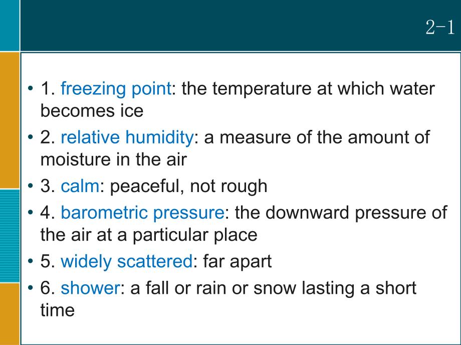 英语天气预报WeatherForeca.ppt_第3页