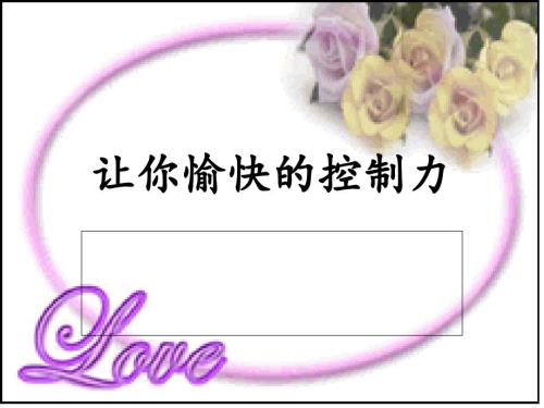 让你愉快的控制力.ppt