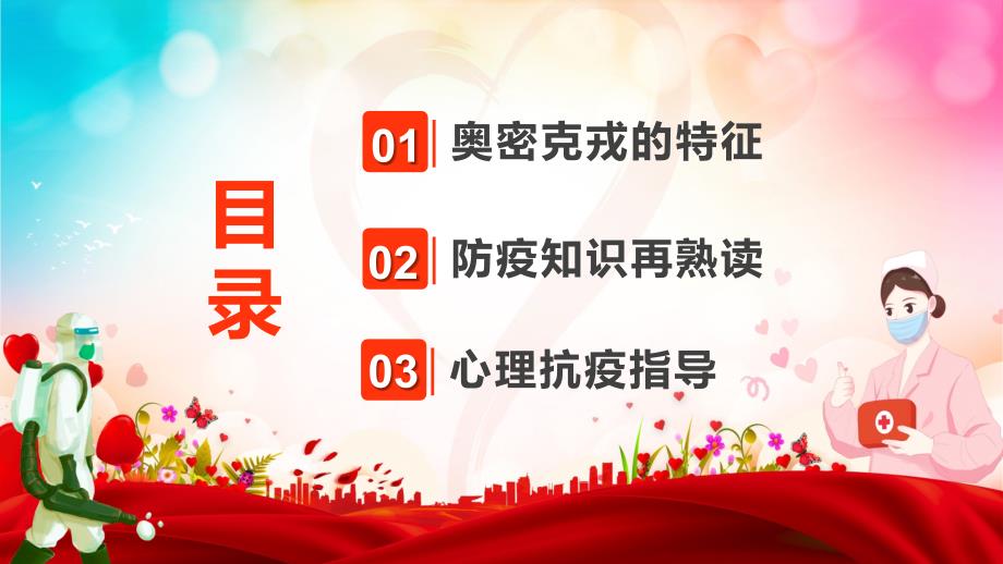 蓝色卡通抗击疫情从我做起认识奥密克戎病毒主题教育ppt素材课件.pptx_第2页