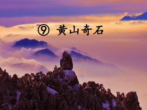 黄山奇石说课课件.ppt