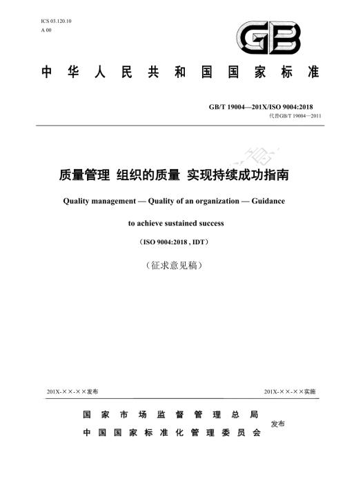 质量管理组织的质量实现持续成功指南.docx