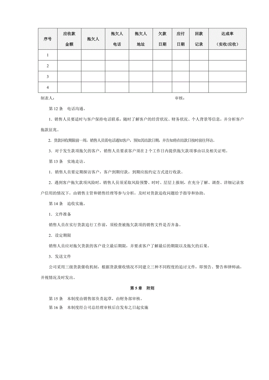 销售回款管理制度.doc_第3页
