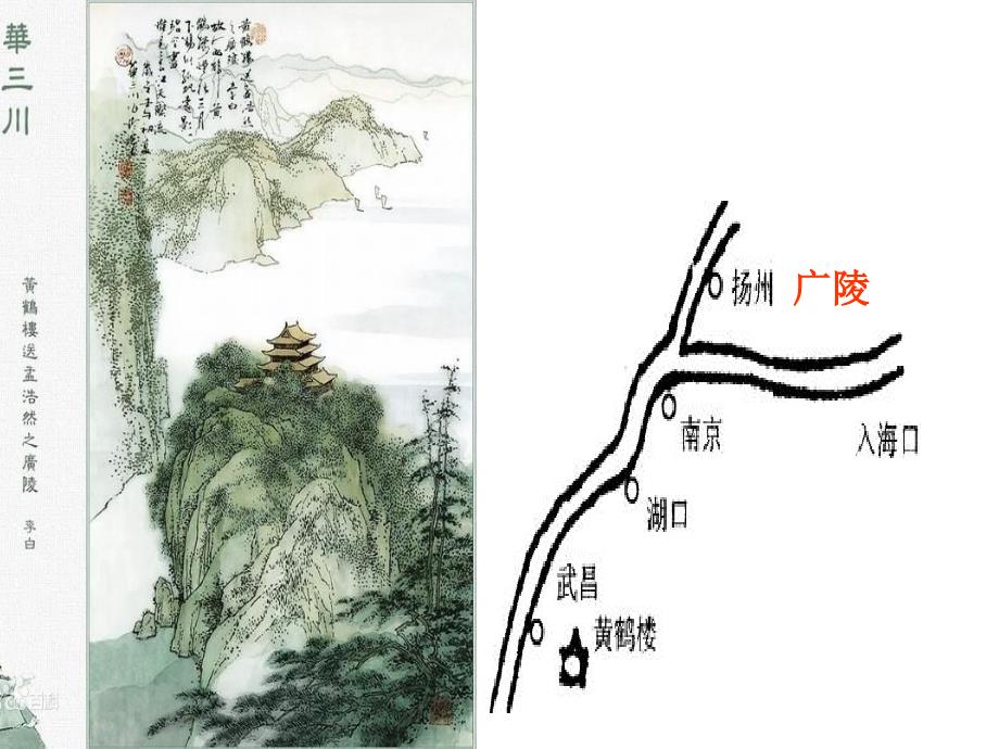 黄鹤楼送孟浩然之广陵完整课件PPT.ppt_第3页