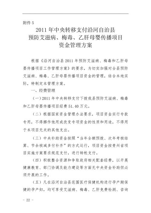 预防艾滋病梅毒乙肝资金管理方案.doc