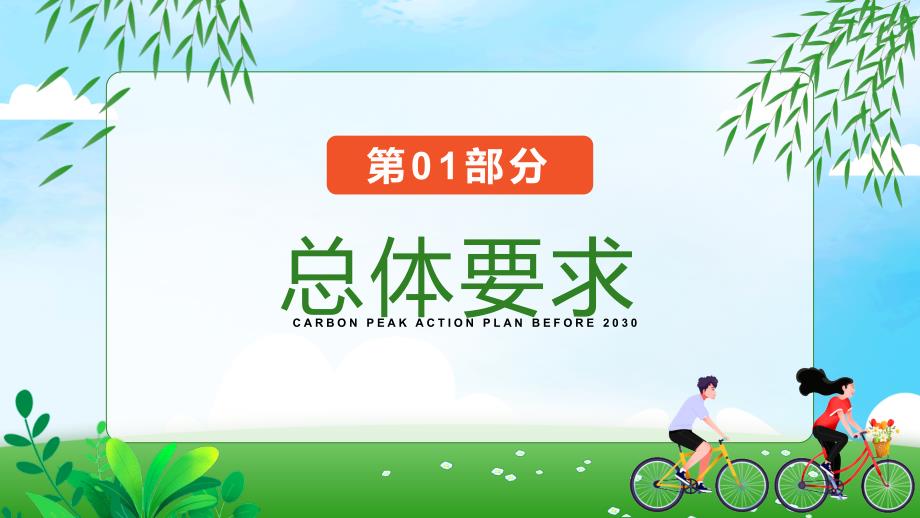 绿色卡通2030年前碳达峰行动方案PPT课件授课.pptx_第3页