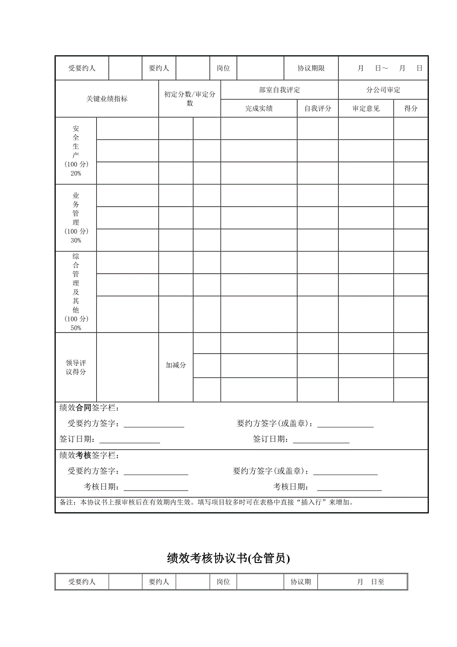 综合办公室绩效考核办法.doc_第3页