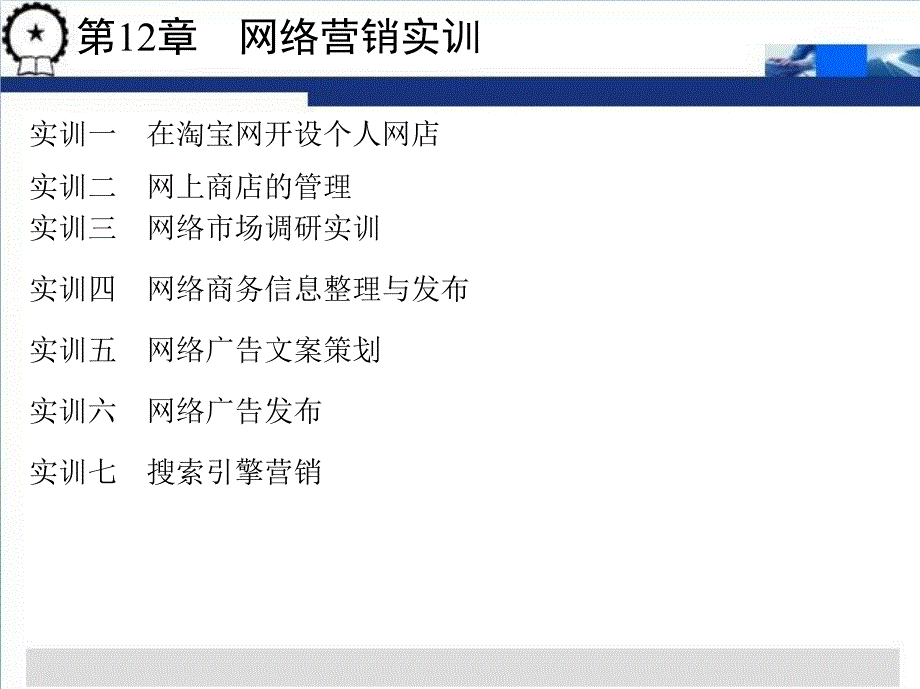 网络营销实训PPT课件.ppt_第1页