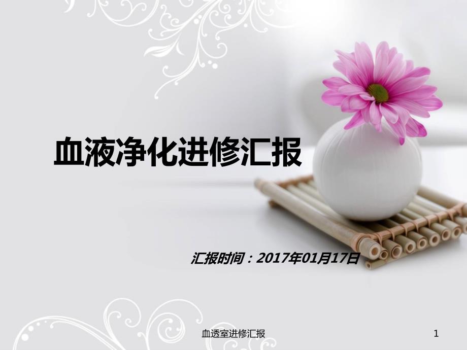 血透室进修汇报ppt课件.ppt_第1页